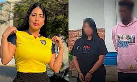 Luisa Espinoza, influencer, fue capturada por。